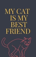 MY CAT  IS MY best friend notebook : Love book / Valentines day Gift.: MY CAT  IS MY best friend B083XTF81X Book Cover