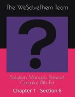 Solution Manual: Stewart Calculus 8th Ed.: Chapter 1 - Section 6 1717824609 Book Cover