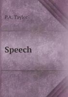 Speech 5518805217 Book Cover