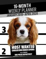 2019-2020 Weekly Planner - Most Wanted Cavalier King Charles Spaniel: Daily Diary Monthly Yearly Calendar Large 8.5 X 11 Schedule Journal Organizer Notebook Appointment 172982725X Book Cover