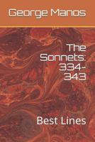 The Sonnets: 334-343: Best Lines 1796537055 Book Cover