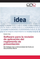 Software para la revisi�n de aplicaci�n del reglamento de presentaci�n 6202100907 Book Cover