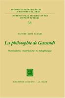 La Philosophie de Gassendi: Nominalisme, Materialisme Et Metaphysique 9024750350 Book Cover