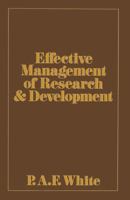 Effective Management of Research 0470940638 Book Cover