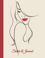 Sketch & Journal: Large Plain Paper Sketchpad & Notebook with Blank Paper to Draw on & Lined Paper to Write on (Large Sketchpad for Drawing & Journaling, 8.5x11) 1661518397 Book Cover