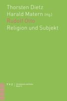 Rudolf Otto: Religion Und Subjekt 3290176088 Book Cover