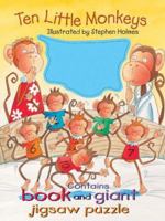 Ten Little Monkeys (Book and Puzzle Packs) 1902463773 Book Cover