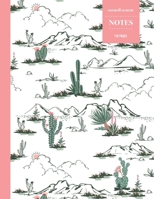 Cornell System Notes 110 Pages: Cactus Notebook for Professionals and Students, Teachers and Writers Succulent Llama Pattern 1691098906 Book Cover