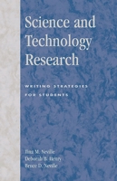 Science and Technology Research: Writing Strategies for Students 0810844281 Book Cover