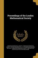 Proceedings of the London Mathematical Society 1371589127 Book Cover