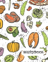 Sketchbook: Vegetable Protein Keto Fun Framed Drawing Paper Notebook 1691090867 Book Cover