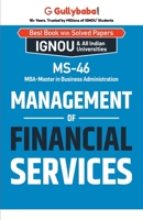 MS-46 Management of Financial Services 9381638489 Book Cover