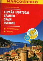 Spain & Portugal Marco Polo Road Atlas 3829736894 Book Cover