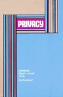Privacy (Issue and Debate) 1562944037 Book Cover