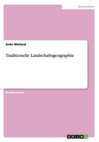 Traditionelle Landschaftsgeographie 3656731993 Book Cover