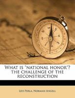 What is National Honor 1289346372 Book Cover