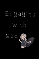Engaging With God: Travel Size 2-Way Dialog Journal Diary Notebook for Creative Recording and Doodling Keepsake of Daily Time with God and Ascension, Girl Holding Planet 1697239935 Book Cover