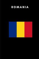 Romania: Country Flag A5 Notebook to write in with 120 pages 1686140118 Book Cover
