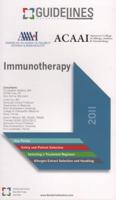 Immunotherapy Guidelines Pocketcard: American Academy of Allergy, Asthma and Immunology/American College of Allergy, Asthma and Immunology (2011) 098464234X Book Cover