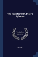 The Register Of St. Peter's Rylstone 1377245543 Book Cover