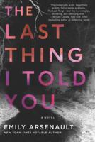 The Last Thing I Told You 0062567365 Book Cover