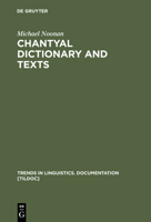 Chantyal Dictionary and Texts 3110162407 Book Cover