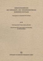 Untersuchungen Uber Einige Probleme Der Behandlung Von Blechoberflachen 3663033139 Book Cover