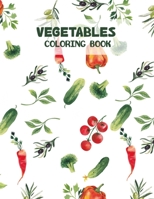 Vegetables coloring book for kids: including corn, mushroom, banana B0CKX173ZM Book Cover