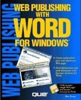 Web Publishing With Word for Windows/Book and Disks 0789702436 Book Cover