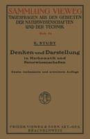 Denken Und Darstellung in Mathematik Und Naturwissenschaften 3663004651 Book Cover