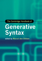 The Cambridge Handbook of Generative Syntax 0521769868 Book Cover