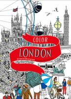 Color London: Twenty Views to Color in by Hand 0062484419 Book Cover