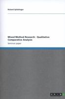 Mixed Method Research - Qualitative Comparative Analysis 3640630955 Book Cover