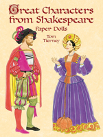 Great Characters from Shakespeare Paper Dolls 0486413306 Book Cover