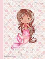 Mermaid Primary Story Book Pink: 100 Pages 8.5 x 11 Draw and Write Early Childhood to K Grade Level K-2 Creative Picture Storybook 1724526308 Book Cover