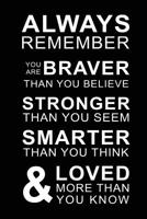 Always Remember: Blank Lined 6x9 Notebook / Journal / planner for your Favorite Students and Friends as Perfect Graduation Gift/ High School College Gift / Funny congratulatory diary ( Great alternati 1072872390 Book Cover