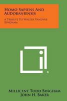 HOMO SAPIENS AUDUBONIENSIS: A Tribute. 1258985683 Book Cover