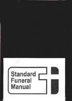 Standard Funeral Manual 0874038472 Book Cover