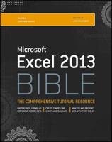 Excel 2013 Bible 1118490363 Book Cover
