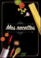 Mes Recettes: Cahier De Recettes - Cahier à compléter pour 100 recettes - Livre de cuisine personnalisé à écrire 50 recette (French Edition) 2322101575 Book Cover