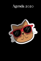 Agenda 2020: Hebdomadaire 1 Semaine par page Format A5 | Janvier 2020 à Décembre 2020 | Planificateur Organiseur Semainier avec Calendrier et Carnet ... Pour les Amoureux des Chats (French Edition) 1679628194 Book Cover