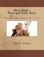 Word Book: Bears and Teddy Bears 1979075565 Book Cover