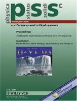 Proceedings Of The 11th Conference On Ii Vi Compounds, Niagara Falls, New York, 22 26 September, 2003 (Conferences & Critical Reviews) 3527405100 Book Cover