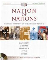 Nation of Nations: A Narrative History of the American Republic, Volume II: Since 1865 0070156395 Book Cover