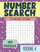 Number Search: Puzzle Book for Seniors and Adults VOLUME 4 B08NF1NPT5 Book Cover
