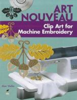 Art Nouveau Clip Art for Machine Embroidery 0486991555 Book Cover
