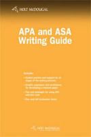 APA & Asa Writing Guide Hmcd Psych 2010 0554026953 Book Cover