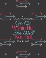 2020 Planner: Weekly and Monthly Planner Faith Inspirational Cover Bible Verse Blue and Pink Arrows Boho 1656680149 Book Cover