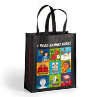 I Read Banned Books Reusable Shopping Bag 0735382425 Book Cover
