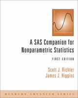 SAS Companion for Nonparametric Statistics 0534422209 Book Cover